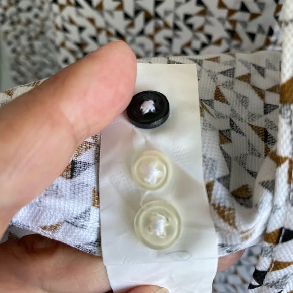 ZARA MENS CASUAL SLIM FIT SHIRT - SIZE MEDIUM, 60% cotton 40% polyester NWOT - Picture 5 of 8